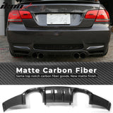 2008-2013 BMW E92 E93 M3 HM Style Rear Bumper Diffuser Carbon Fiber