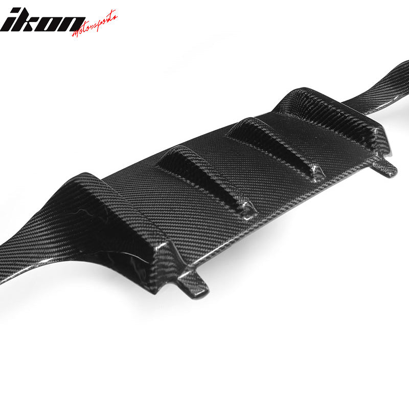 2008-2013 BMW E92 E93 M3 HM Style Rear Bumper Diffuser Carbon Fiber