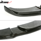 2011-2016 BMW 5 Series F10 HM Style Front Bumper Lip Carbon Fiber