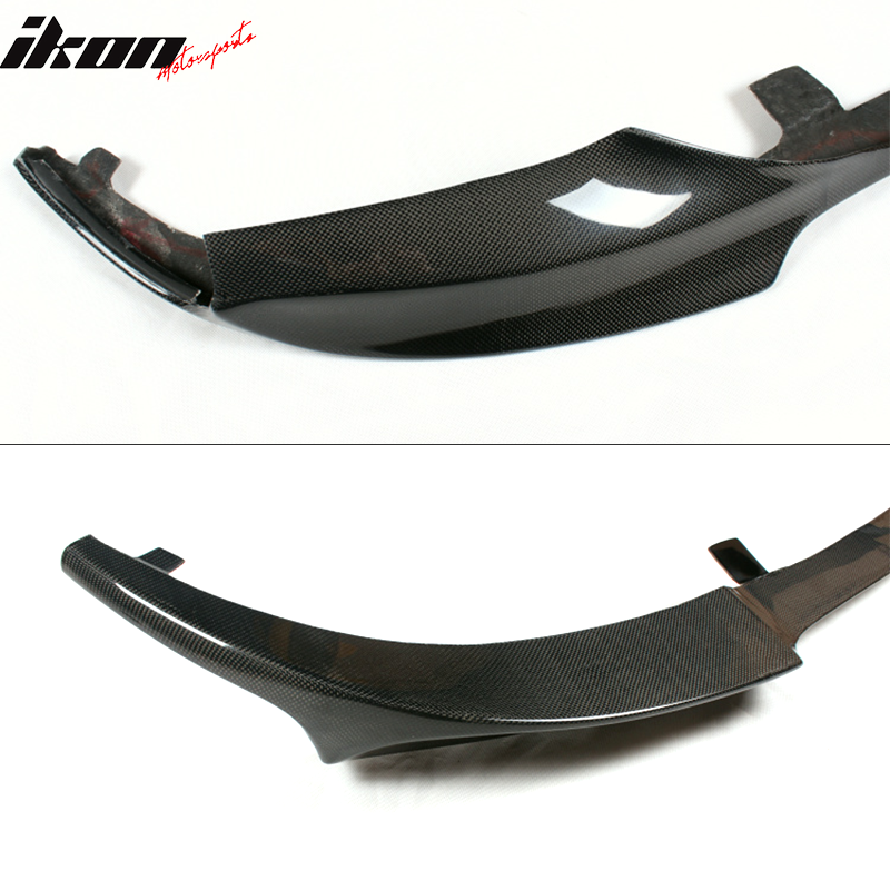 2011-2016 BMW 5 Series F10 V Style Front Bumper Lip Carbon Fiber