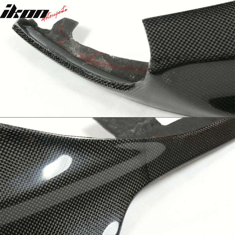 2011-2016 BMW 5 Series F10 V Style Front Bumper Lip Carbon Fiber