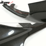 2011-2016 BMW 5 Series F10 V Style Front Bumper Lip Carbon Fiber