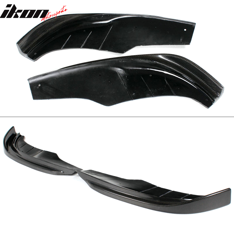 2011-2013 BMW 5 Series F10 JC Style Front Bumper Lip Carbon Fiber