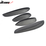2015-2021 Benz C-Class W205 JC Front Bumper Fins Canards Carbon Fiber