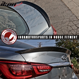 2014-2023 Infiniti Q50 ST Style Rear Trunk Spoiler Wing Carbon Fiber
