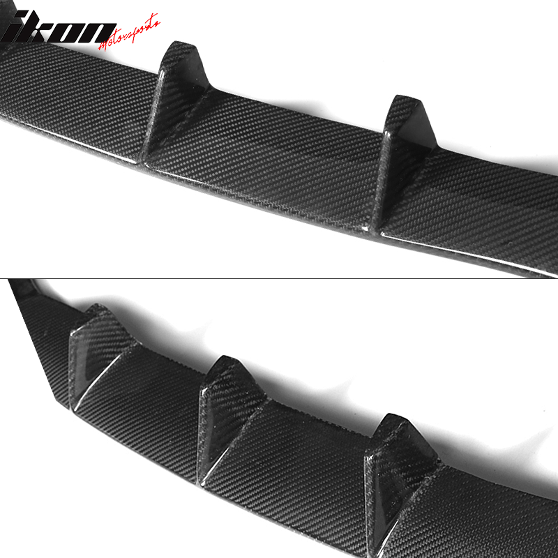 2013-2017 Audi S5 Facelift B8 JC Style Front Bumper Lip Carbon Fiber