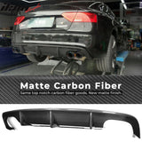 2013-2017 Audi S5 B8.5 OE Style Rear Bumper Diffuser Carbon Fiber FRP