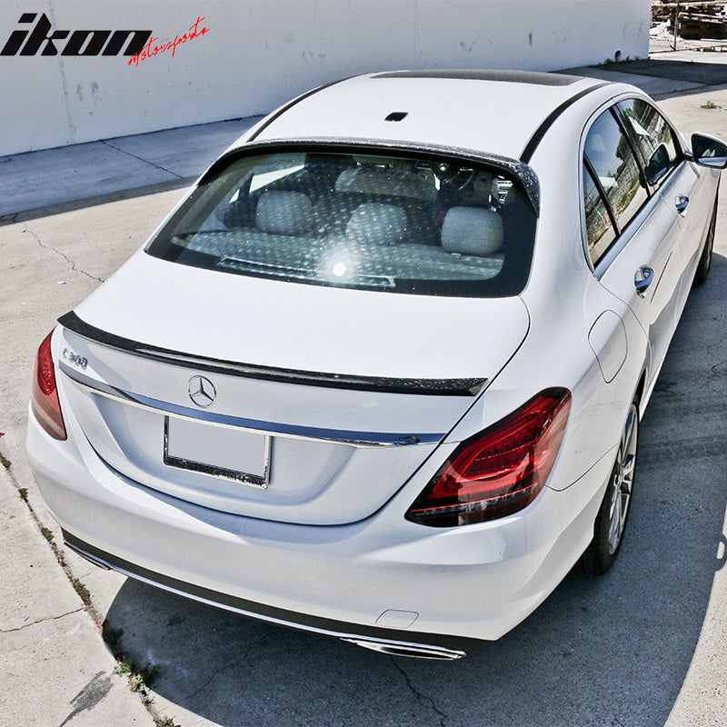 2015-2021 Benz C Class W205 OE Style Roof Spoiler Forged Carbon Fiber