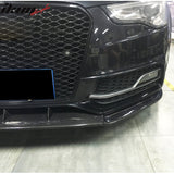 2013-2016 Audi S5 8V Coupe JC Style Front Bumper Lip Kit Carbon Fiber
