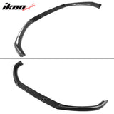 2017-2019 Audi A4 B9 JC Style Front Bumper Lip Spoiler Carbon Fiber