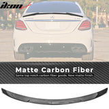 2015-2021 Benz W205 C Class ML Style Rear Trunk Spoiler Carbon Fiber