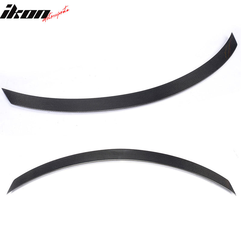 2015-2021 Benz W205 C Class ML Style Rear Trunk Spoiler Carbon Fiber