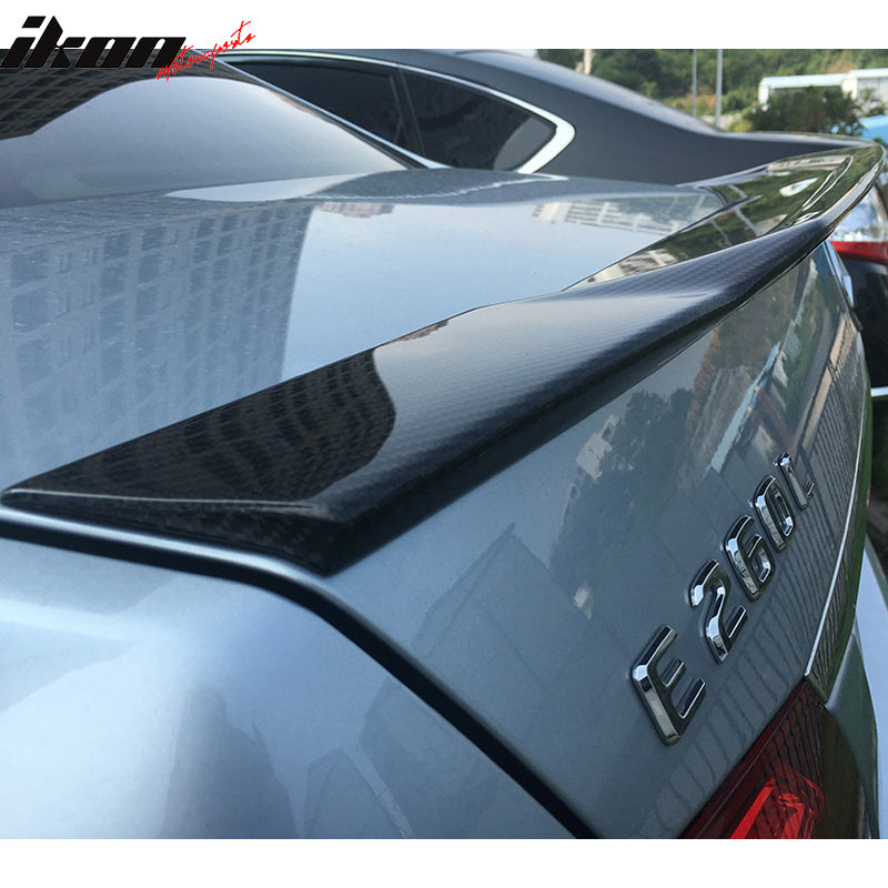 2010-2016 Benz E Class W212 Sedan RT Style Trunk Spoiler Carbon Fiber