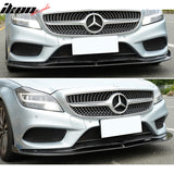 2015-2018 Benz CLS Class W218 JC Style Front Bumper Lip Carbon Fiber