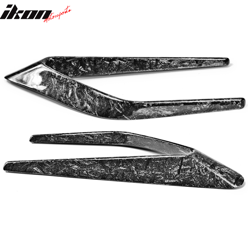 2015-2018 Bnez C-Class W205 Front + Rear Side Vents Spoiler Forged CF