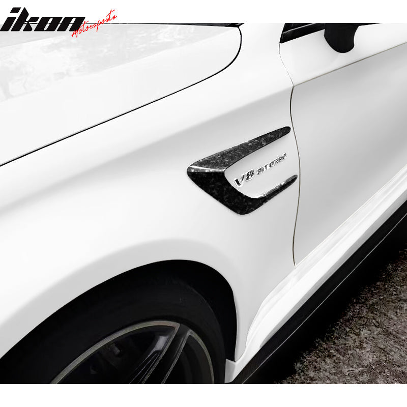 Fender Scoop Vents for Benz W205 C Class 2015-2018 JC Style Forged Carbon Fiber