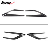 2015-2018 Benz C Class W205 JC Style Front Fender Scoops Carbon Fiber