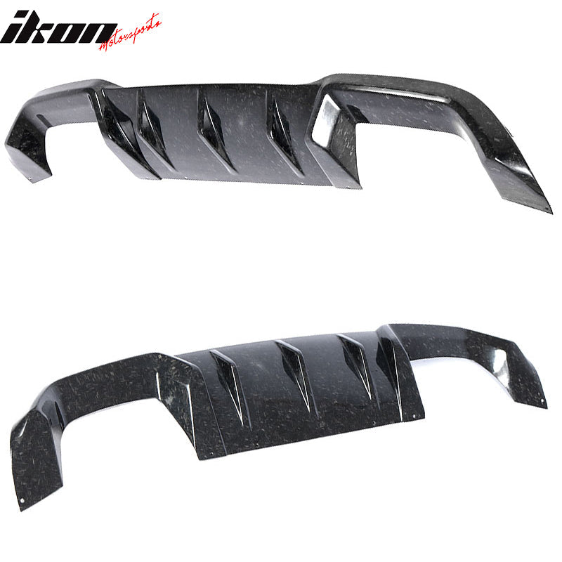 2016-2021 BMW F87 M2 MP Style Rear Bumper Diffuser Forged Carbon Fiber