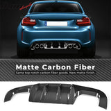 2016-2019 BMW F87 M2 AP Style Rear Bumper Lip Diffuser Carbon Fiber
