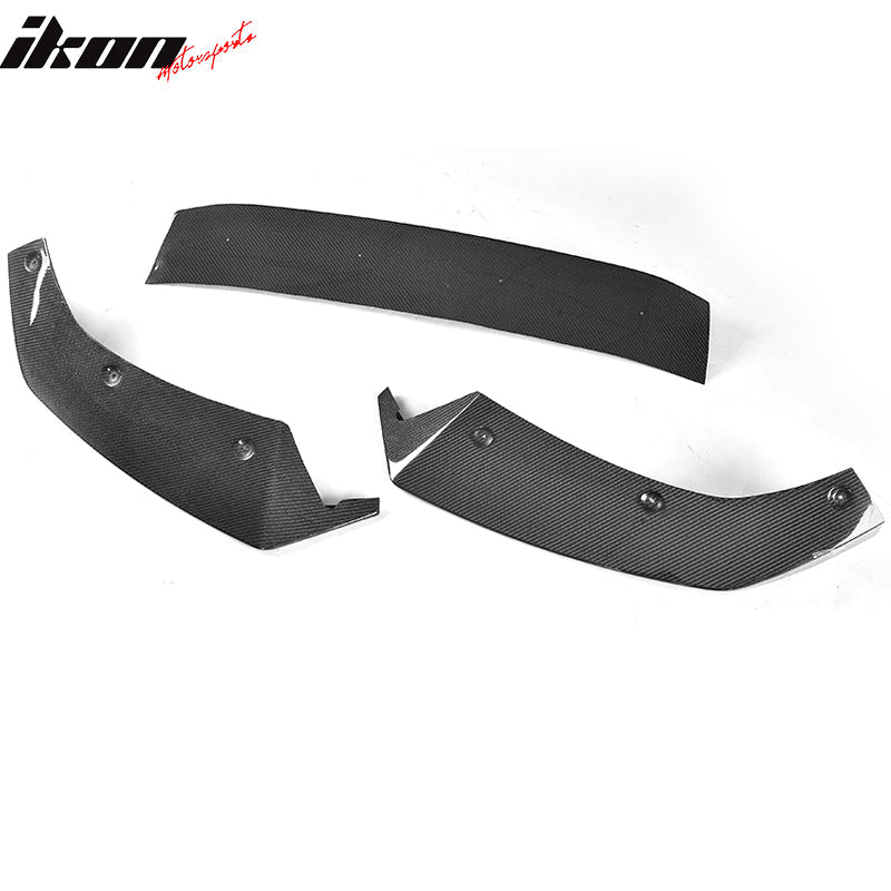2017-2019 Audi A4 S4 B9 Sedan JC Style Front Bumper Lip Carbon Fiber