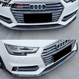 2017-2019 Audi A4 B9 Sedan JC Style Front Bumper Lip Kit Carbon Fiber