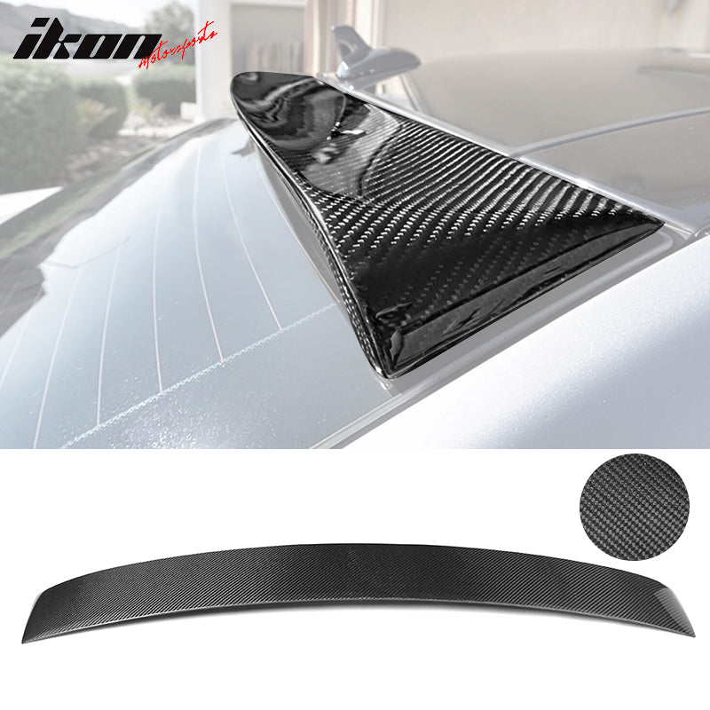 2010-2016 Mercedes Benz W212 E Class AMG Style Rear Roof Spoiler Carbo