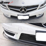 2012-2014 Benz W204 C63 AMG MC Style Front Lip Matte Carbon Fiber
