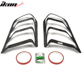 2015-2017 Ford Mustang Coupe 2PCS Tail Lights Lamp Cover Carbon Fiber