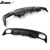 2013-2016 Audi A4 B9 Sedan R Style Rear Bumper Diffuser Carbon Fiber