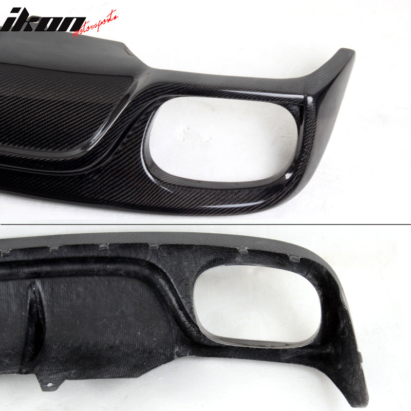 2013-2016 Audi A4 B9 Sedan R Style Rear Bumper Diffuser Carbon Fiber