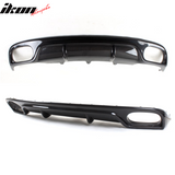 2013-2016 Audi A4 B9 Sedan R Style Rear Bumper Diffuser Carbon Fiber