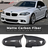2014-2016 BMW F07 F10 F11 5 Series JC Side Mirror Covers Carbon Fiber