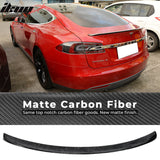2012-2025 Tesla Model S OE Style Rear Trunk Spoiler Carbon Fiber FRP