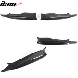 2011-2012 BMW 1 Series M E82 R Style Rear Lip Splitters Carbon Fiber