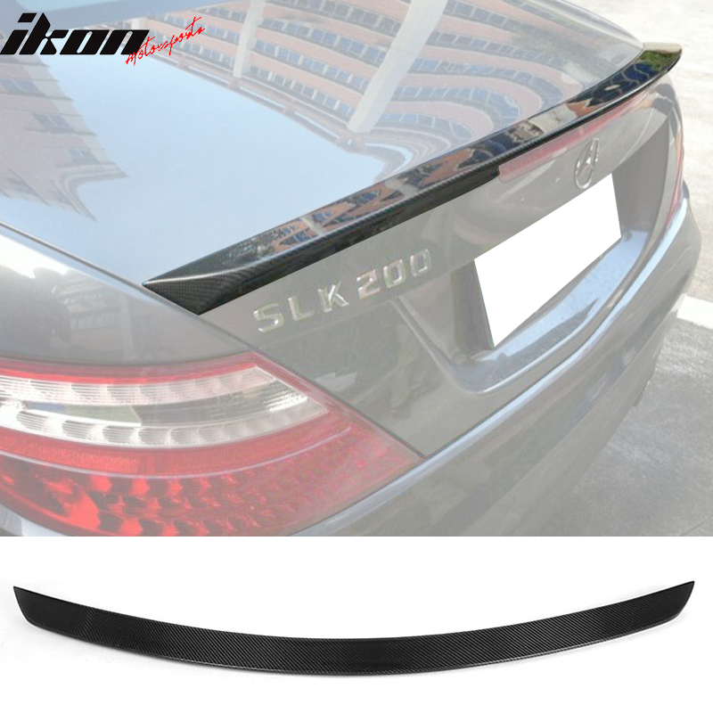 2011-2013 Benz SLK Class R172 AMG Style Trunk Spoiler Carbon Fiber FRP