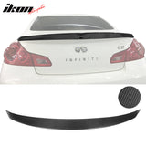 2007-2015 Infiniti G35 G25 G37 Q40 JDM Rear Trunk Spoiler Carbon Fiber