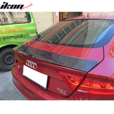 2012-2018 Audi A7 S7 RS7 Sedan OE Style Trunk Spoiler Lip Carbon Fiber