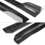 2008-2013 Infiniti G37 V36 Coupe JC Style 2PC Side Skirts Carbon Fiber