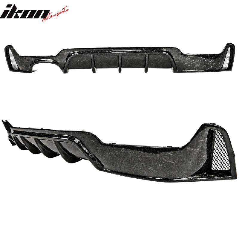 2014-2020 BMW 4 Series 428i P Rear Bumper Diffuser Forged Carbon Fiber