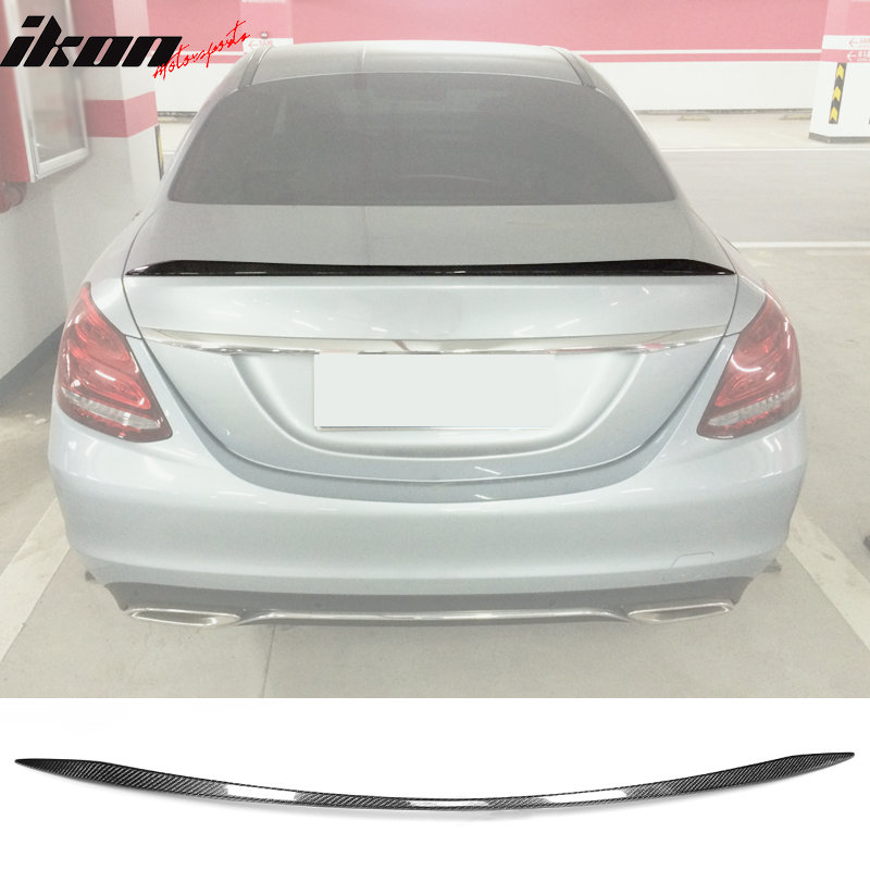 2015-2021 Mercedes Benz C Class W205 Sedan OE Style Trunk Spoiler Carb