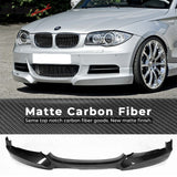 2007-2013 BMW 1 Series E82 M Sport  HT Front Bumper Lip Carbon Fiber