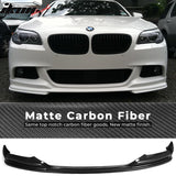 2011-2016 BMW 5 Series F10 3D Style Front Bumper Lip Carbon Fiber