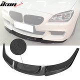 2012-2017 BMW F06 F12 6 Series VO Style Front Bumper Lip Carbon Fiber