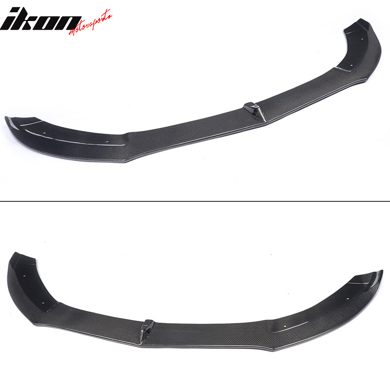 2015-2018 Benz W205 C Class PSM Style Front Bumper Lip Carbon Fiber