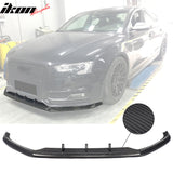 2013-2016 Audi S5 8V Coupe JC Style Front Bumper Lip Kit Carbon Fiber