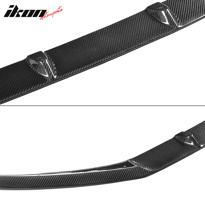 2017-2019 Audi A4 B9 JC Style Front Bumper Lip Spoiler Carbon Fiber