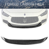 2014-2017 Maserati Ghibli M156 JC Front Bumper Lip Forged Carbon Fiber