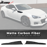 2013-2020 Scion FR-S T Style Side Fender Fin Matte Forged Carbon Fiber
