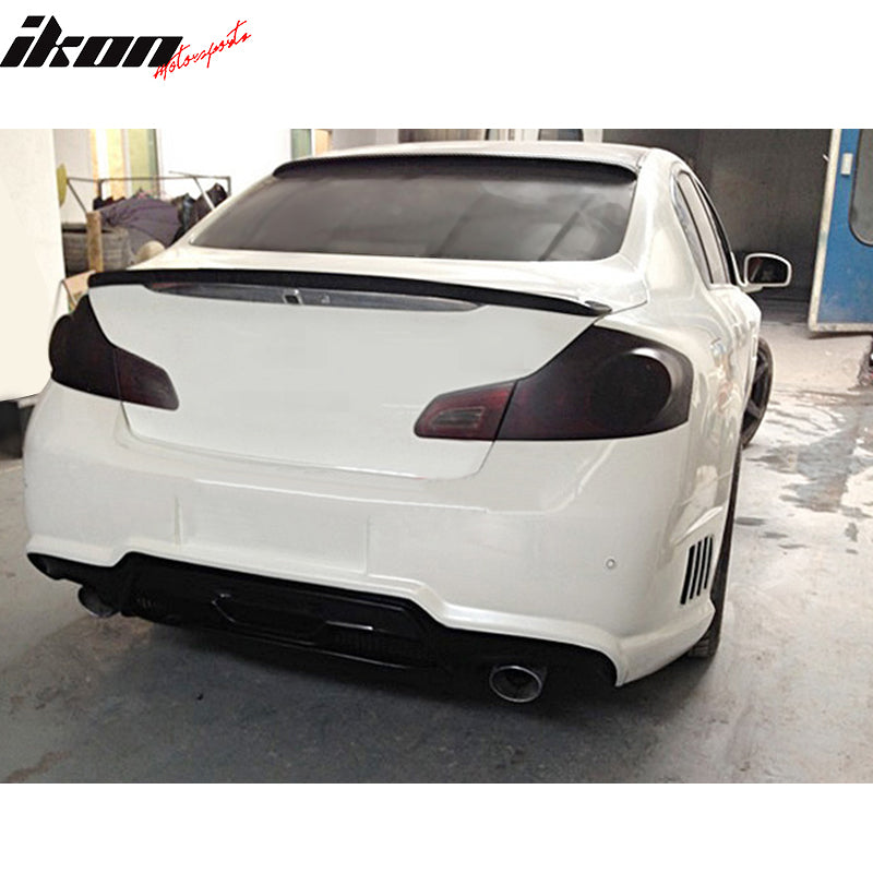 2007-2015 Infiniti G35 G25 G37 Q40 VIP Style Roof Spoiler Carbon Fiber
