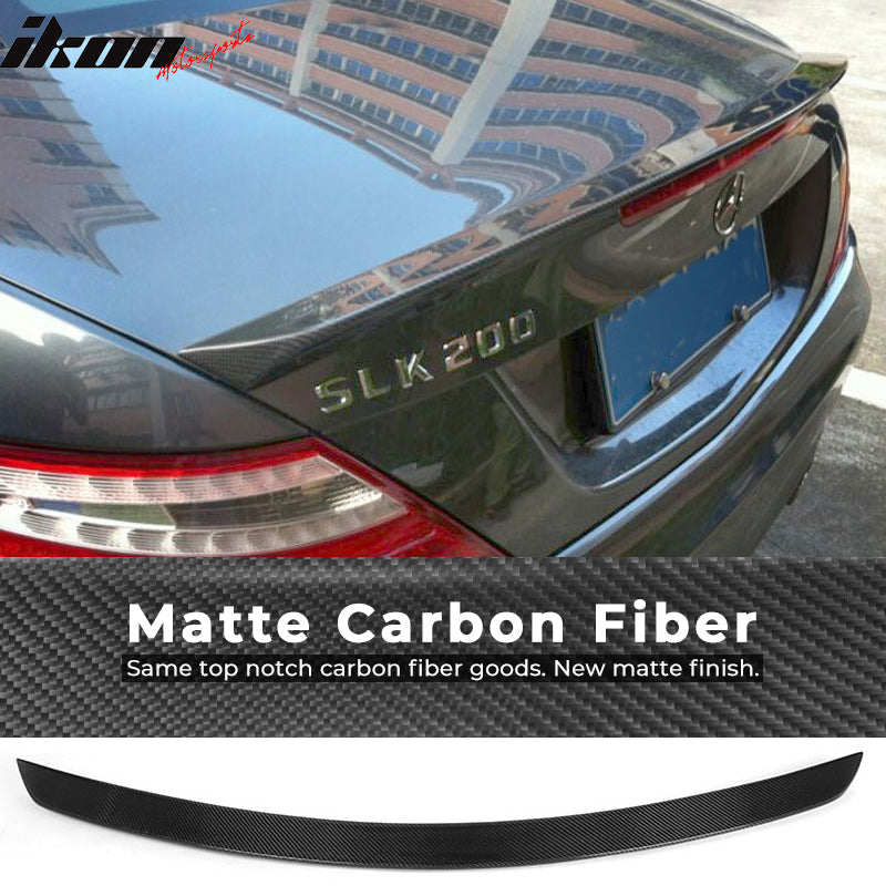 2011-2013 Benz SLK Class R172 AMG Style Trunk Spoiler Carbon Fiber FRP